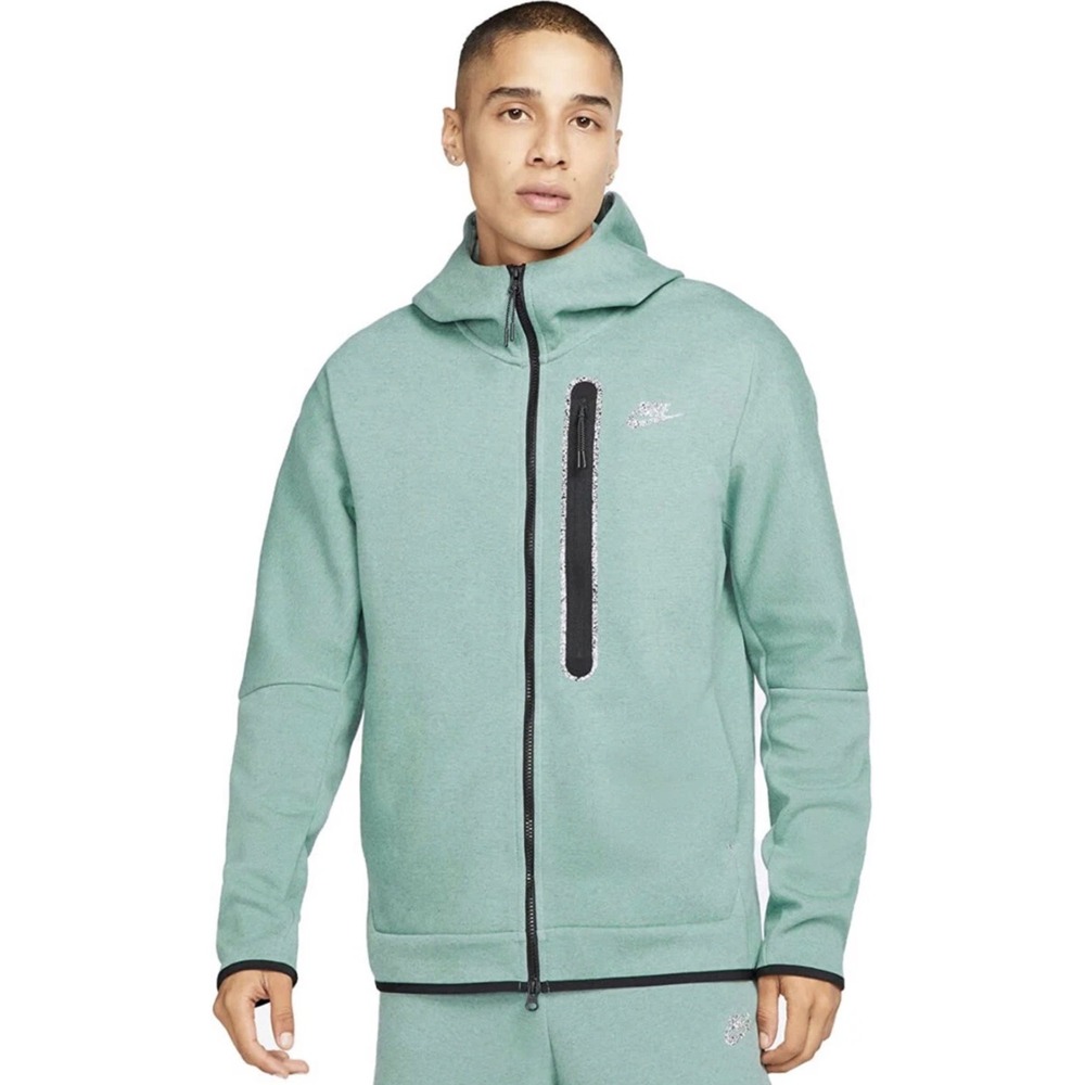Nike Sportswear Tech Fleece Windrunner Full Zip Hoodie Sage Green XL